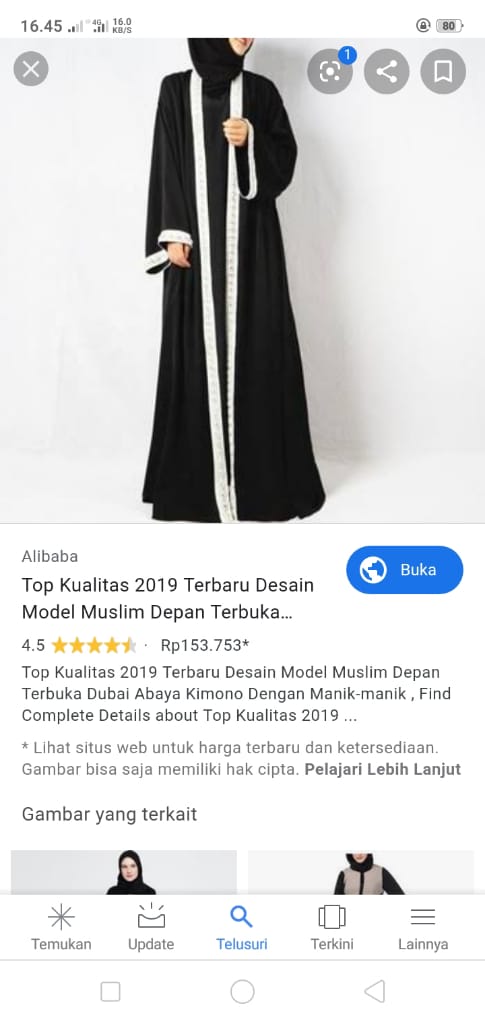Baju hasil permak