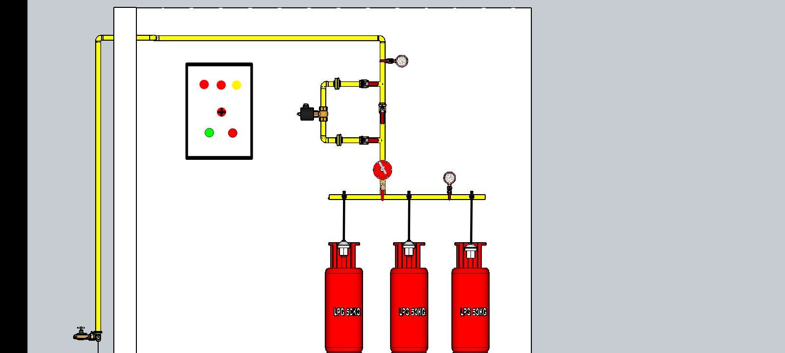 Instalasi pipa gas