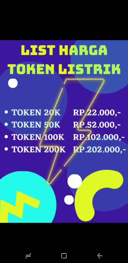 Pulsa all operator dan token listrik