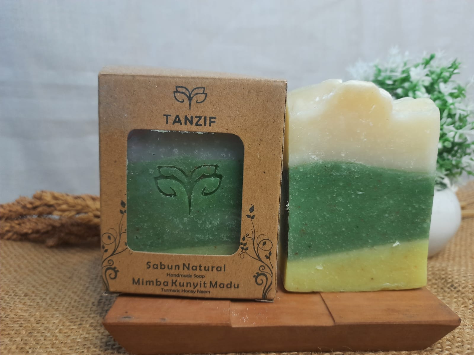 Sabun natural kelor sereh