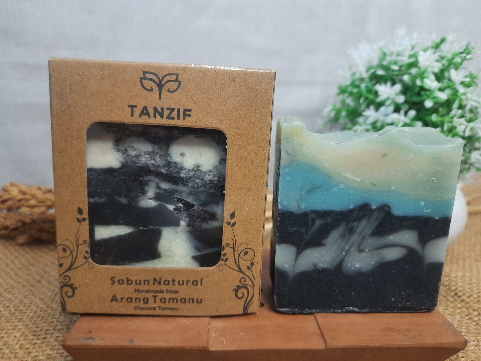 Sabun natural kelor sereh