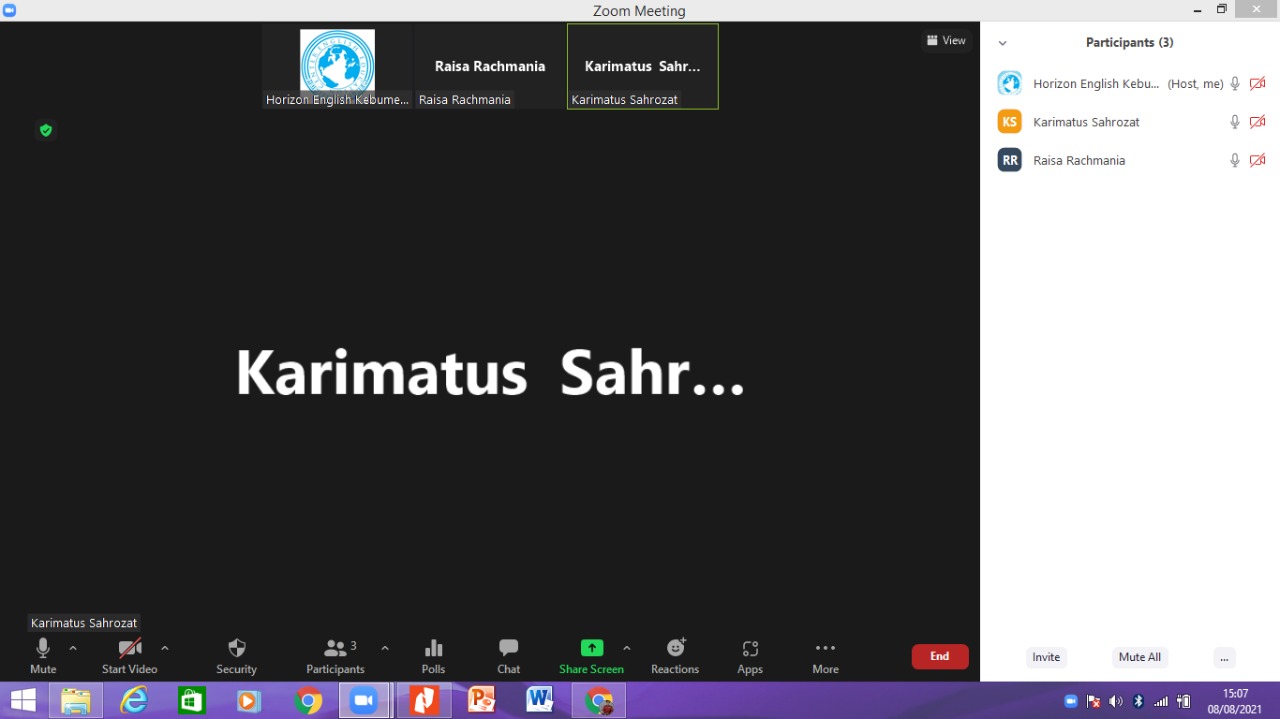 Kursus Speaking dan Writing for IELTS