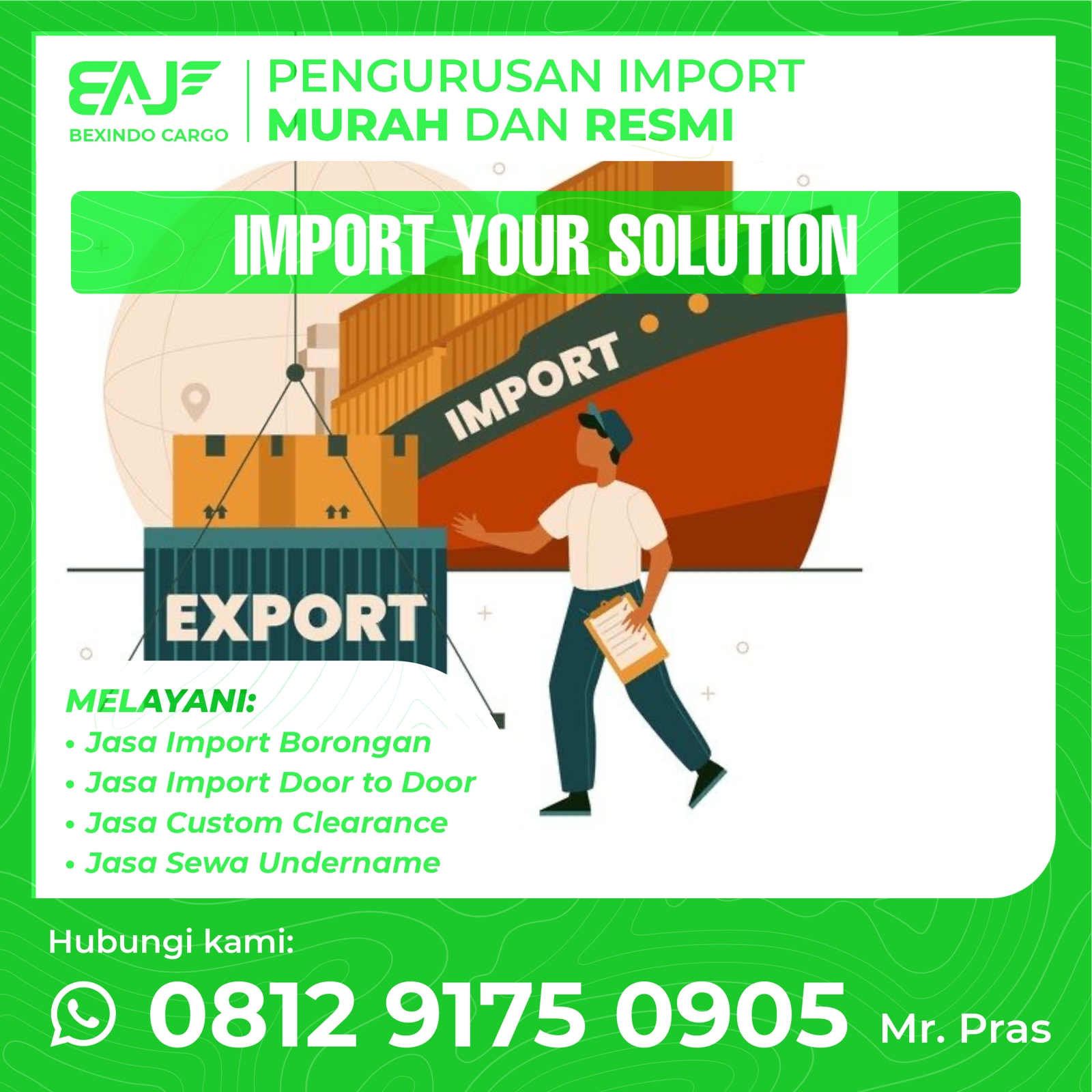 Jasa import handphone jakarta - door to door murah