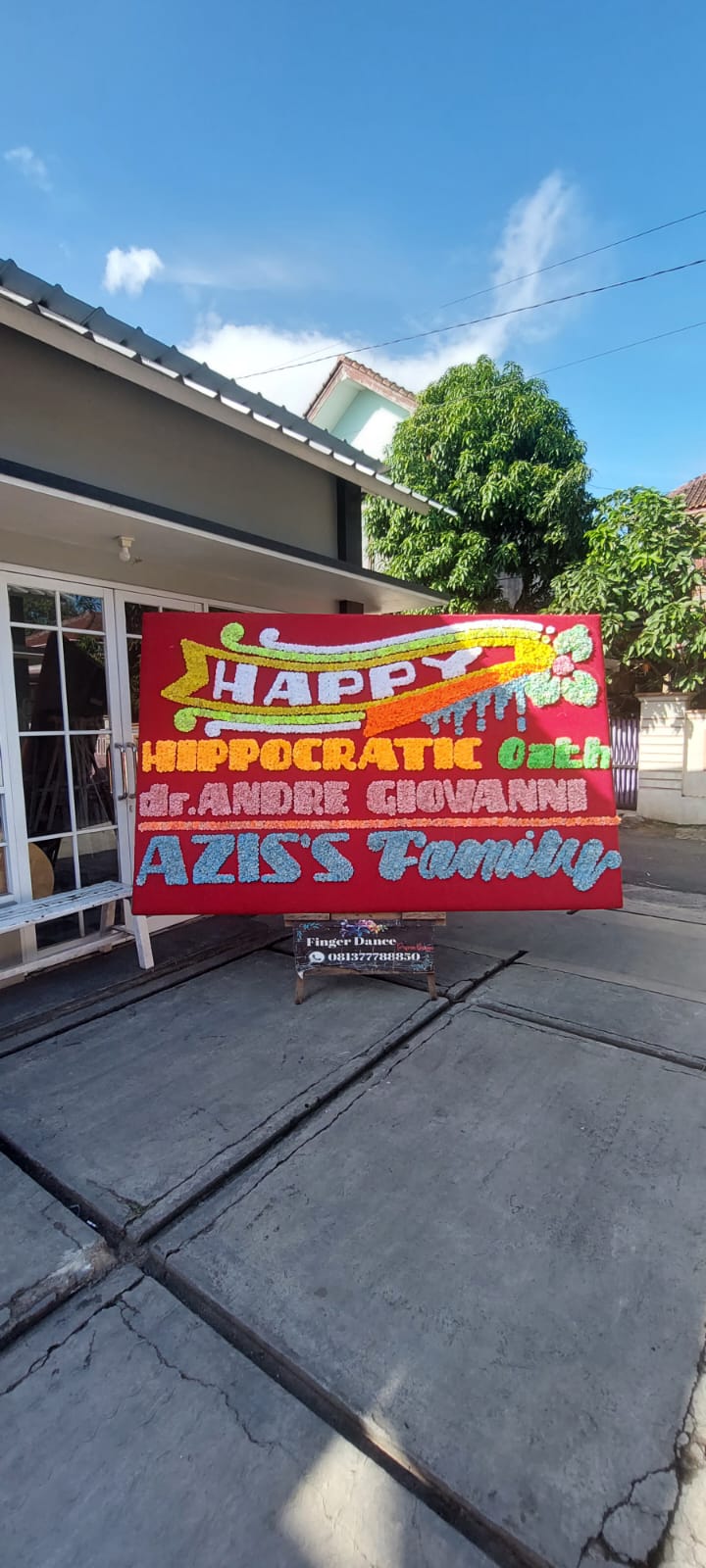 Karangan Bunga Papan Happy Hippocratic Oath