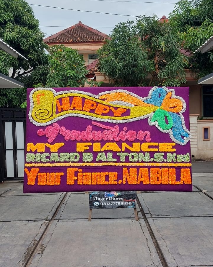 Papan Bunga Duka Cita di Lampung