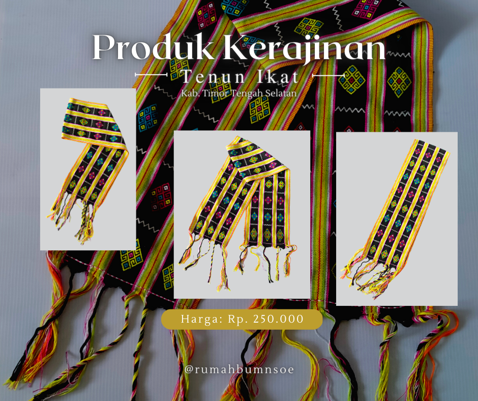 Selendang Motif Buna Amanuban