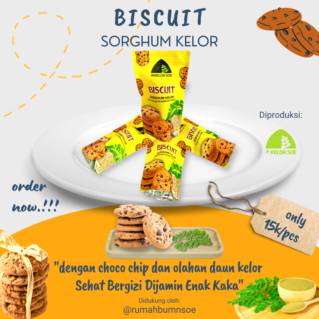 Cookies Biscuit Sorghum Kelor