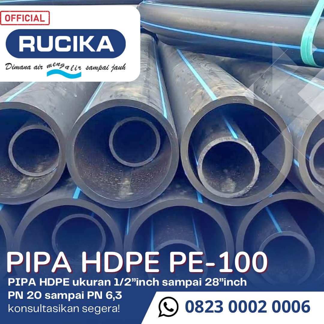 Pipa Hdpe Rucika 11/4 40 mm PN 16