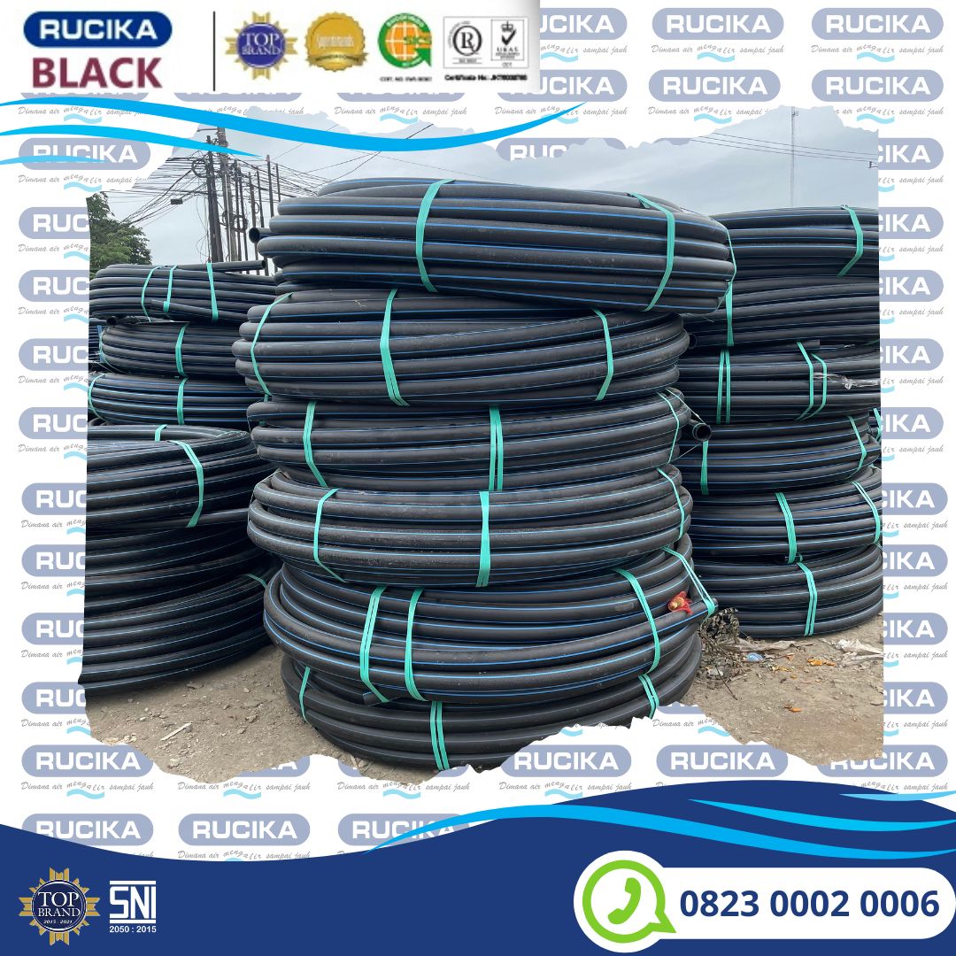 Pipa Hdpe Rucika 21/2 inch 75 mm Pn 10