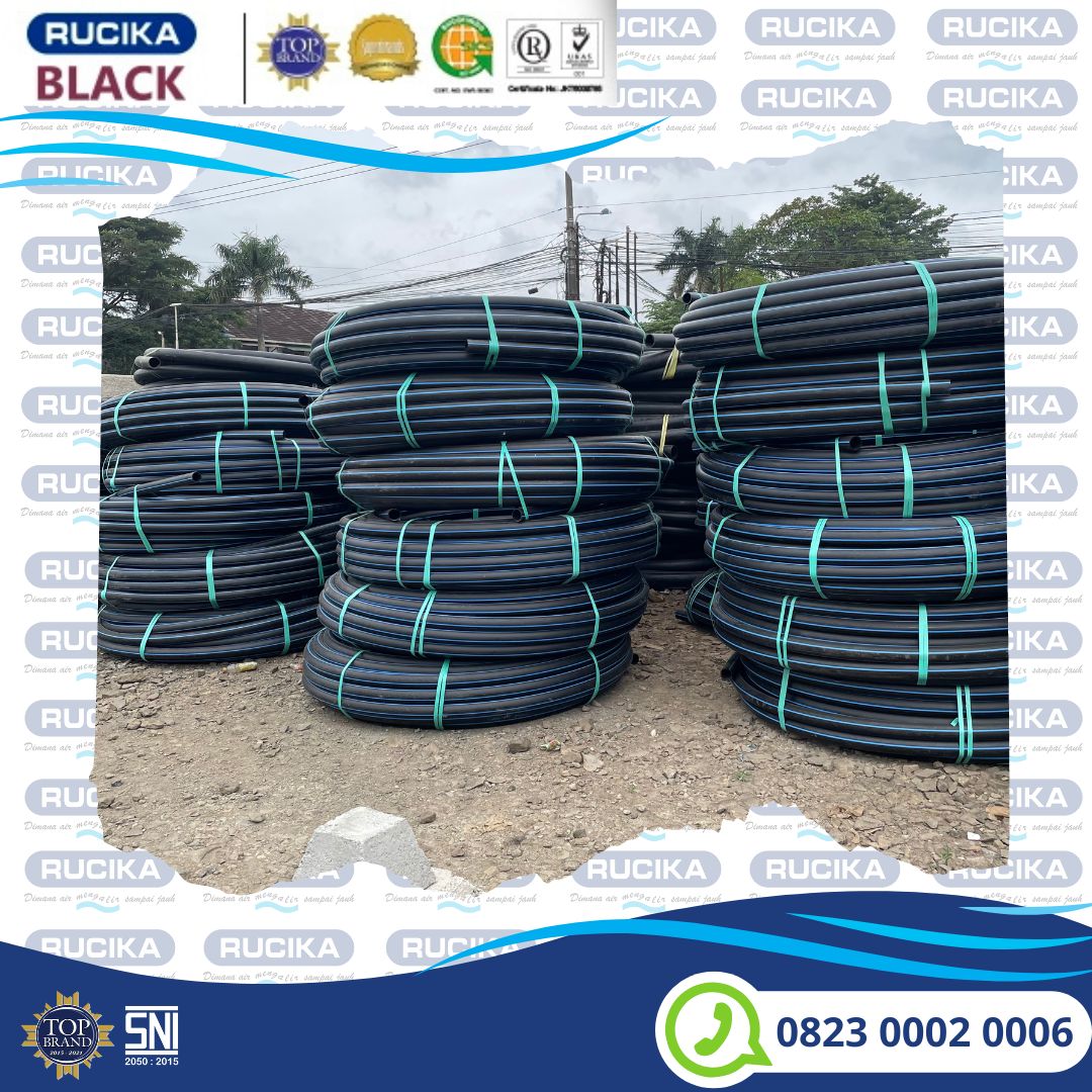Pipa Hdpe Rucika 4 inch 110 mm Pn 10