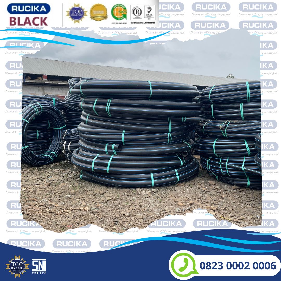 Pipa Hdpe Rucika 4 inch 110 mm Pn 10