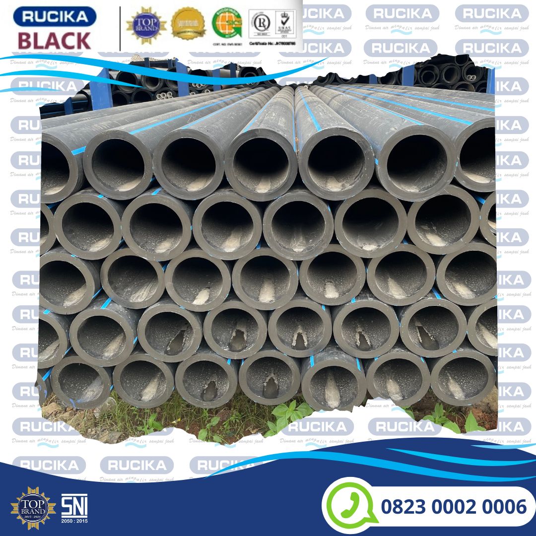 pipa hdpe rucika 5 inch 125 mm pn 10 