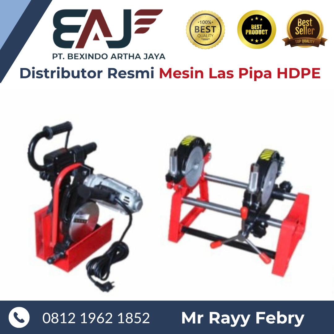 Mesin Las Pipa HDPE 250 63mm SHD 250 4 Clam | Mesin Las HDPE