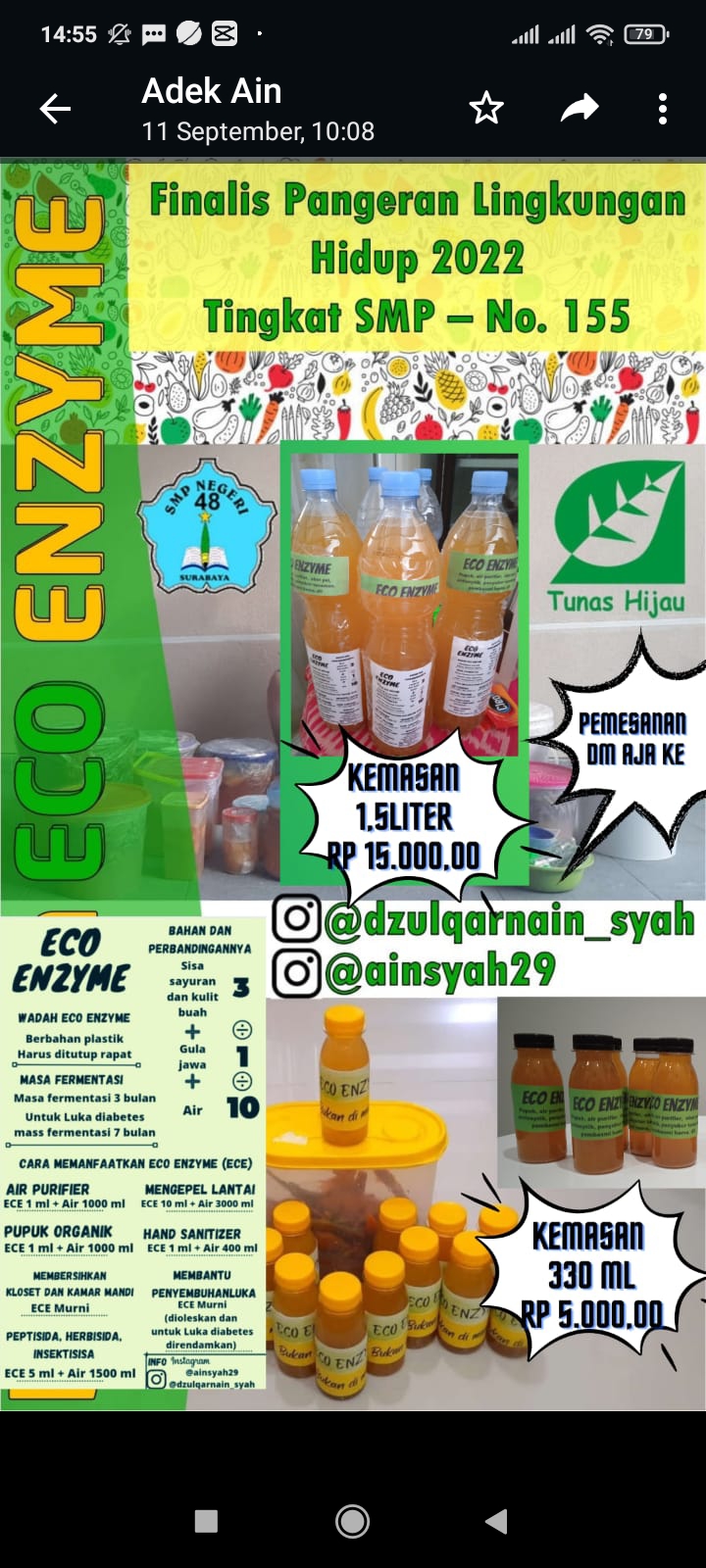 Olahan eco enzyme