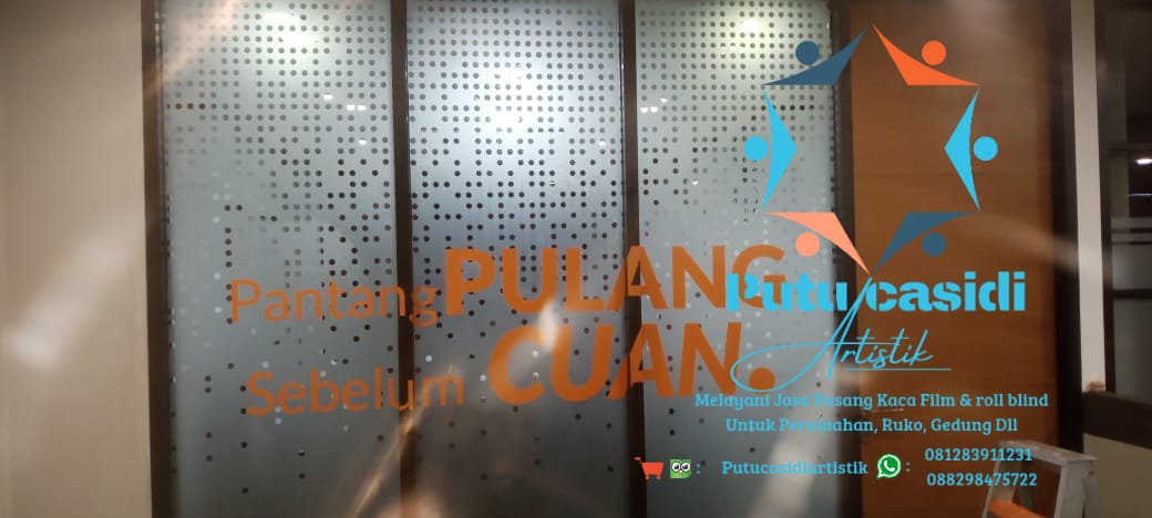 jasa pemasangan sticker kaca dan kaca film