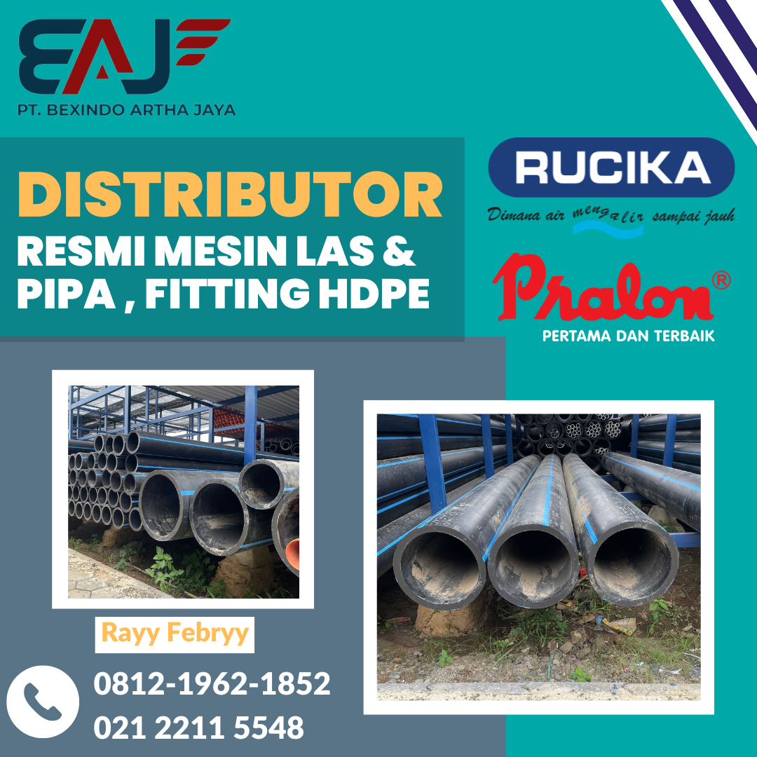 Pipa HDPE 10 Inch PN20 | Pipa HDPE Batangan 6 Meter 250mm