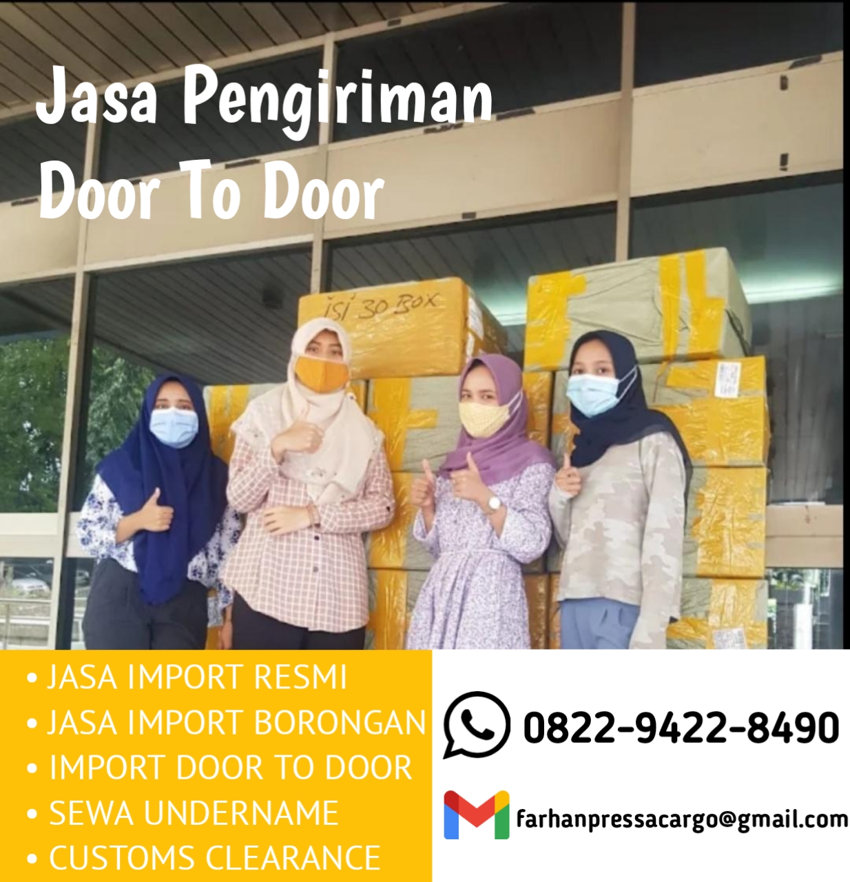 Jasa Import Door To Door Service Berpengalaman &amp; Terpercaya 