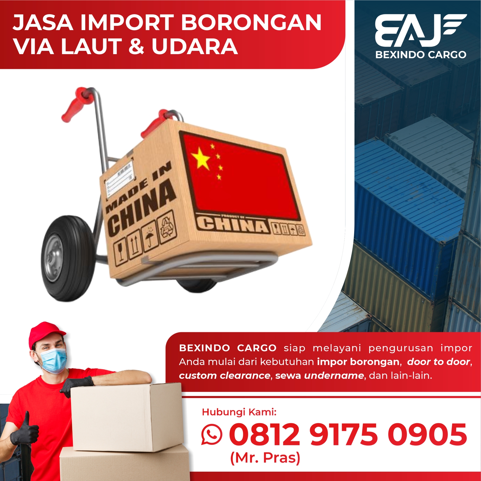 Forwarder jasa sewa undername PI Besi baja