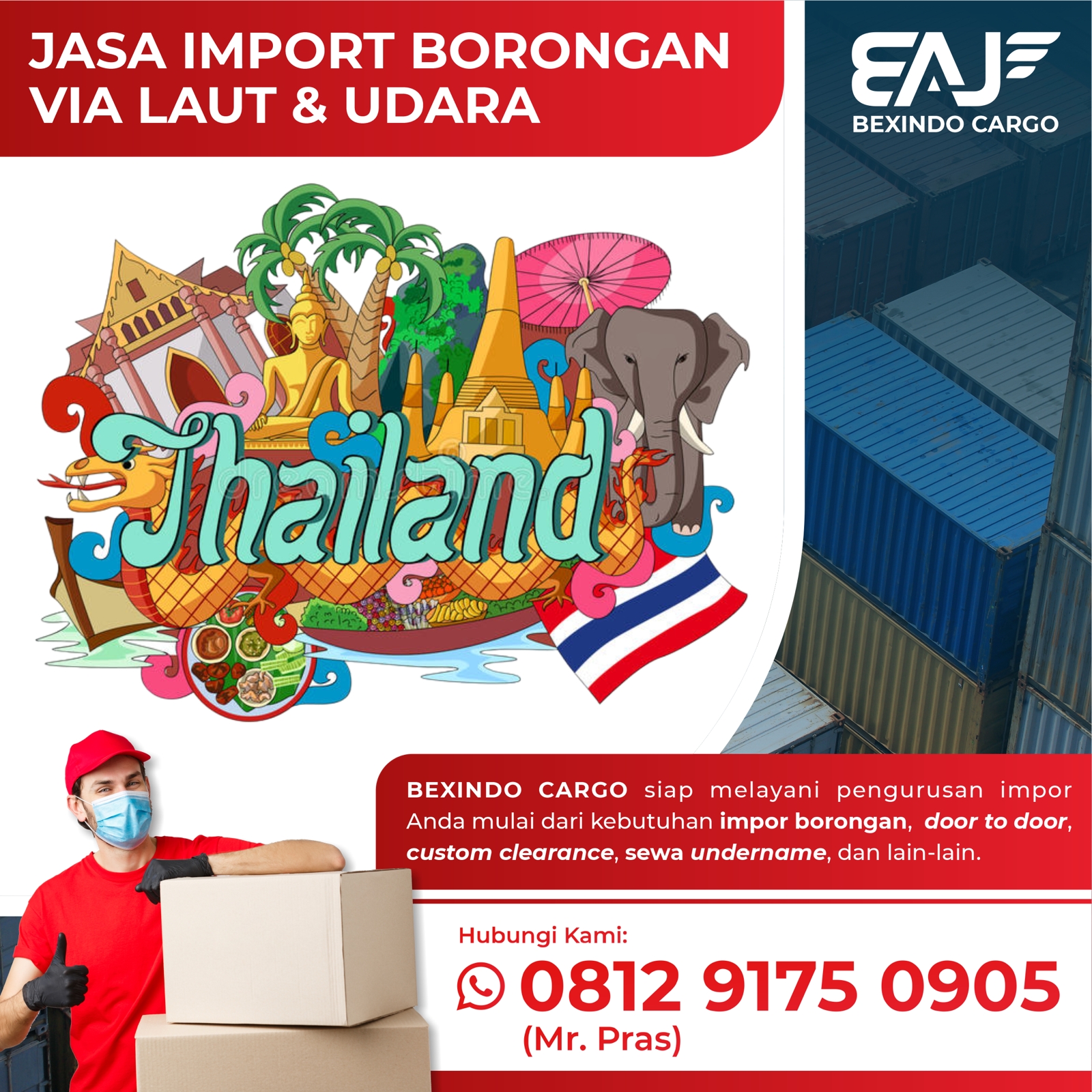 Forwarder Jasa Impor Baju Branded 