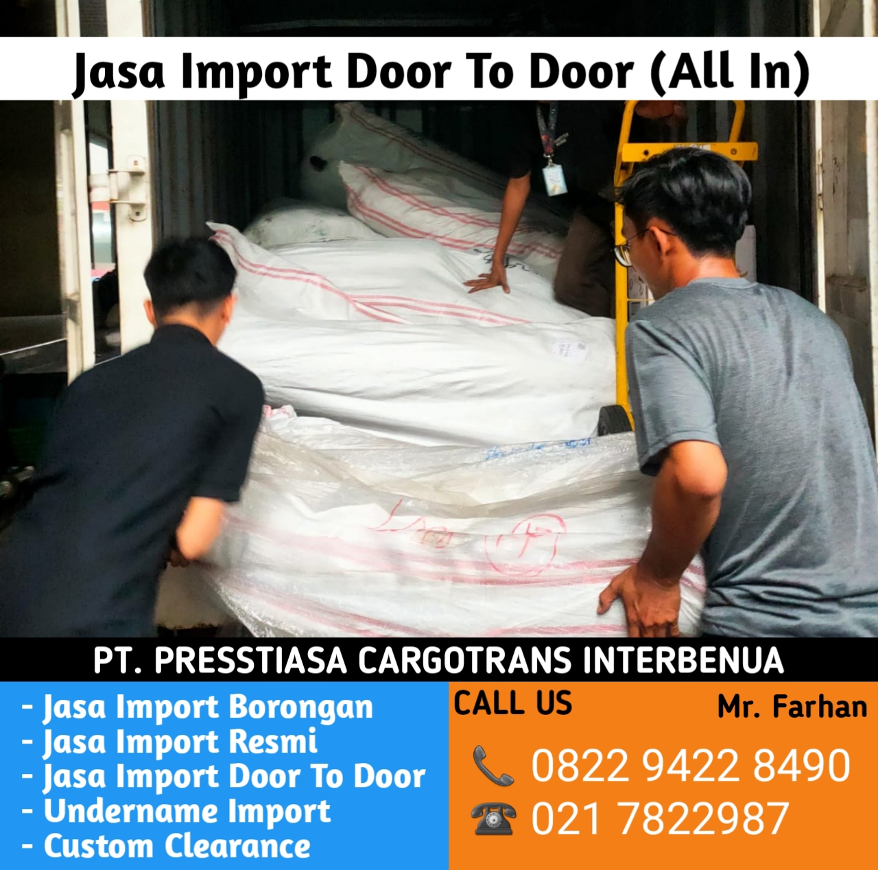 Jasa import barang door to door dari korea murah