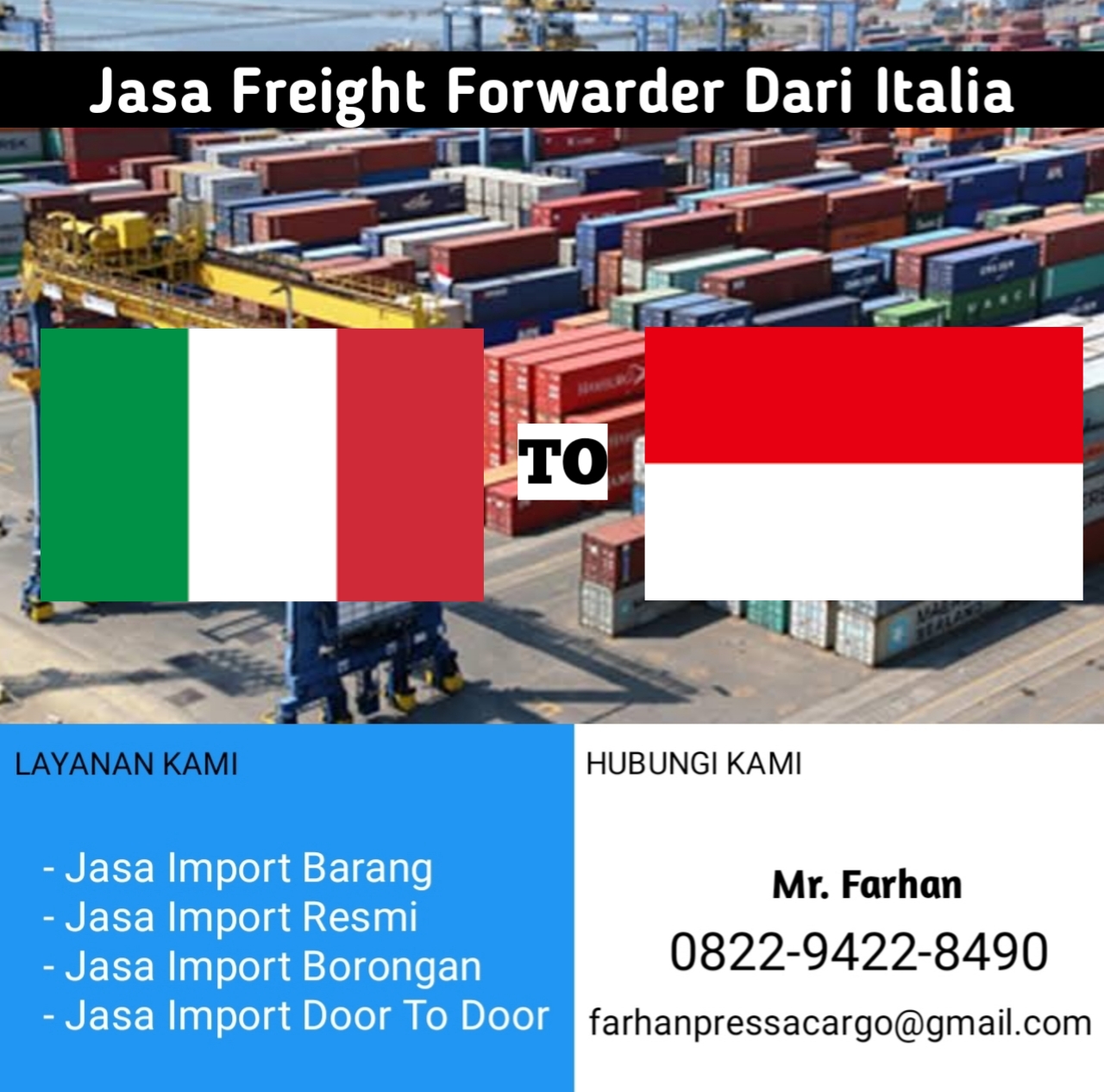 Forwarder Import dari eropa
