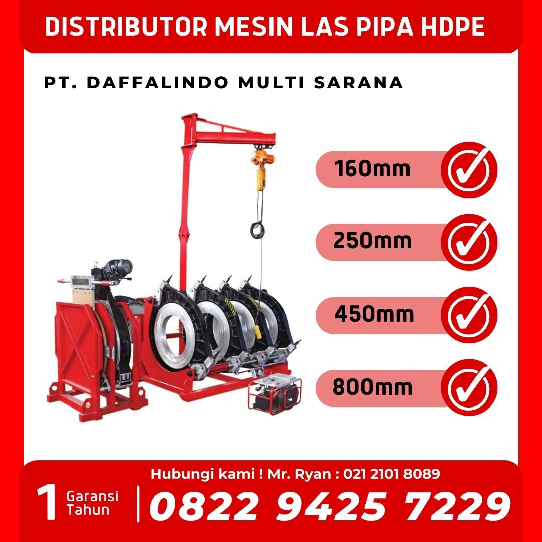 Mesin Las Pipa Hdpe Hydraulic 355mm
