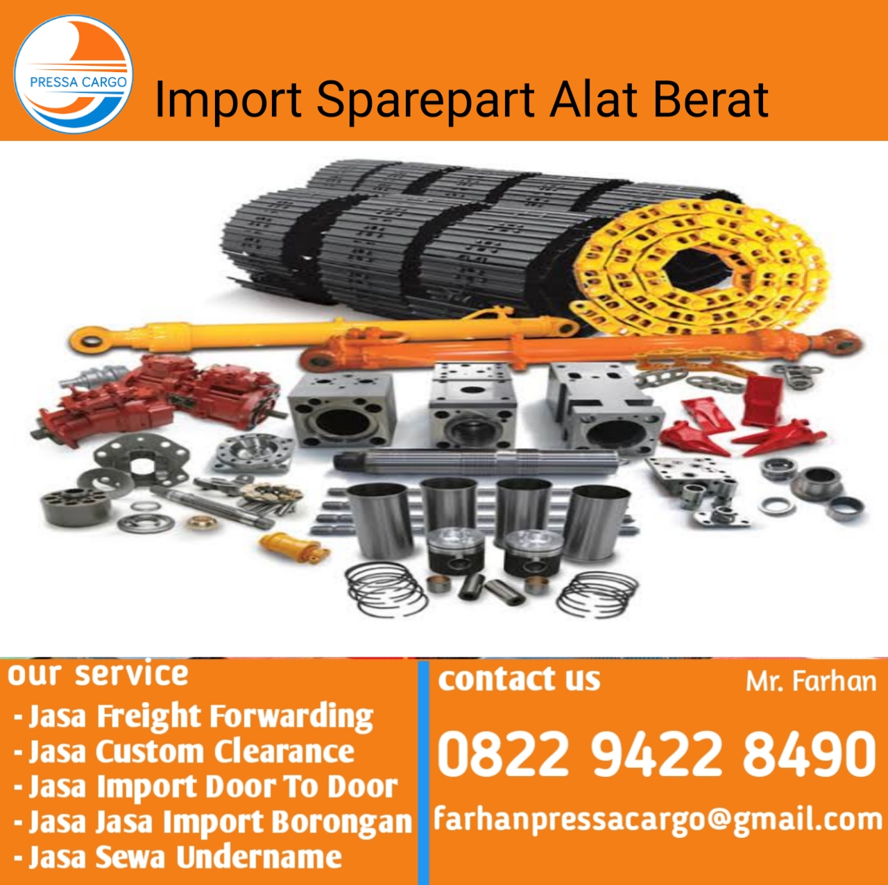 Forwarder Impor Sparepart - Jasa Import Sparepart Murah