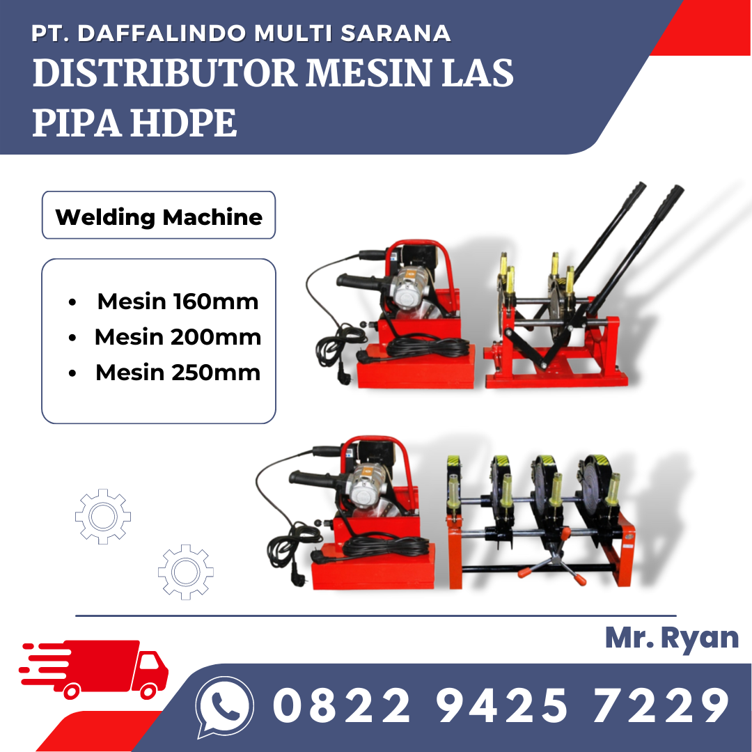 Mesin Penyambung Pipa Hdpe 200mm
