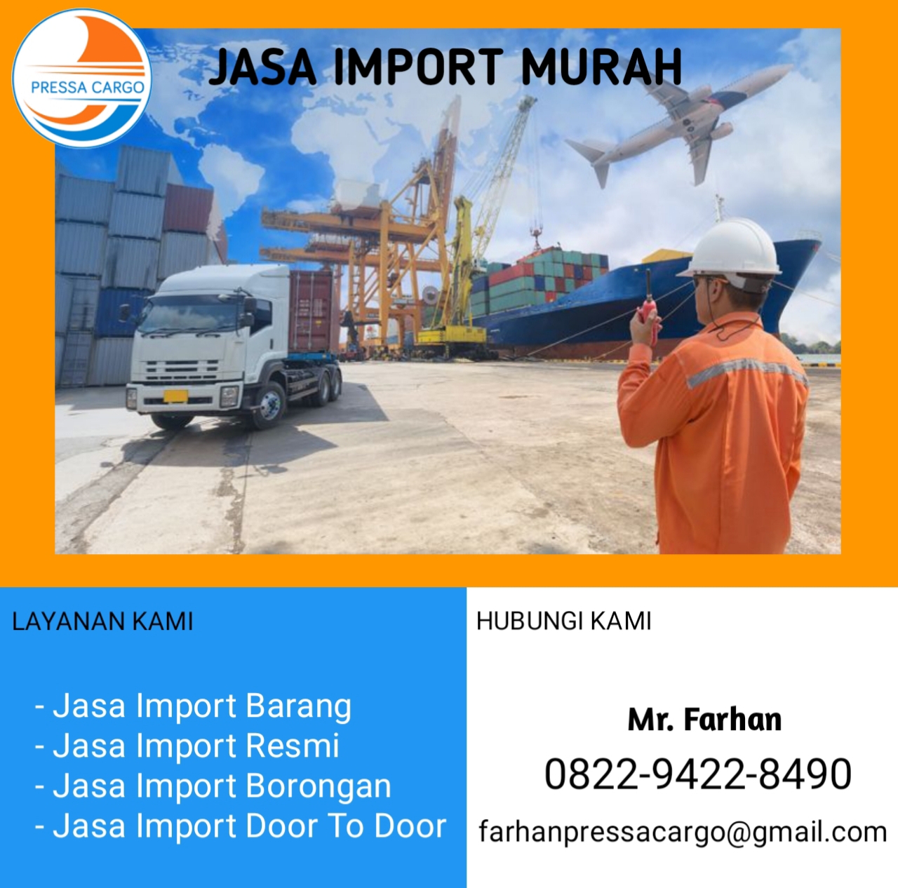 Import Door To Door dari Berbagai Negara Murah dan Mudah