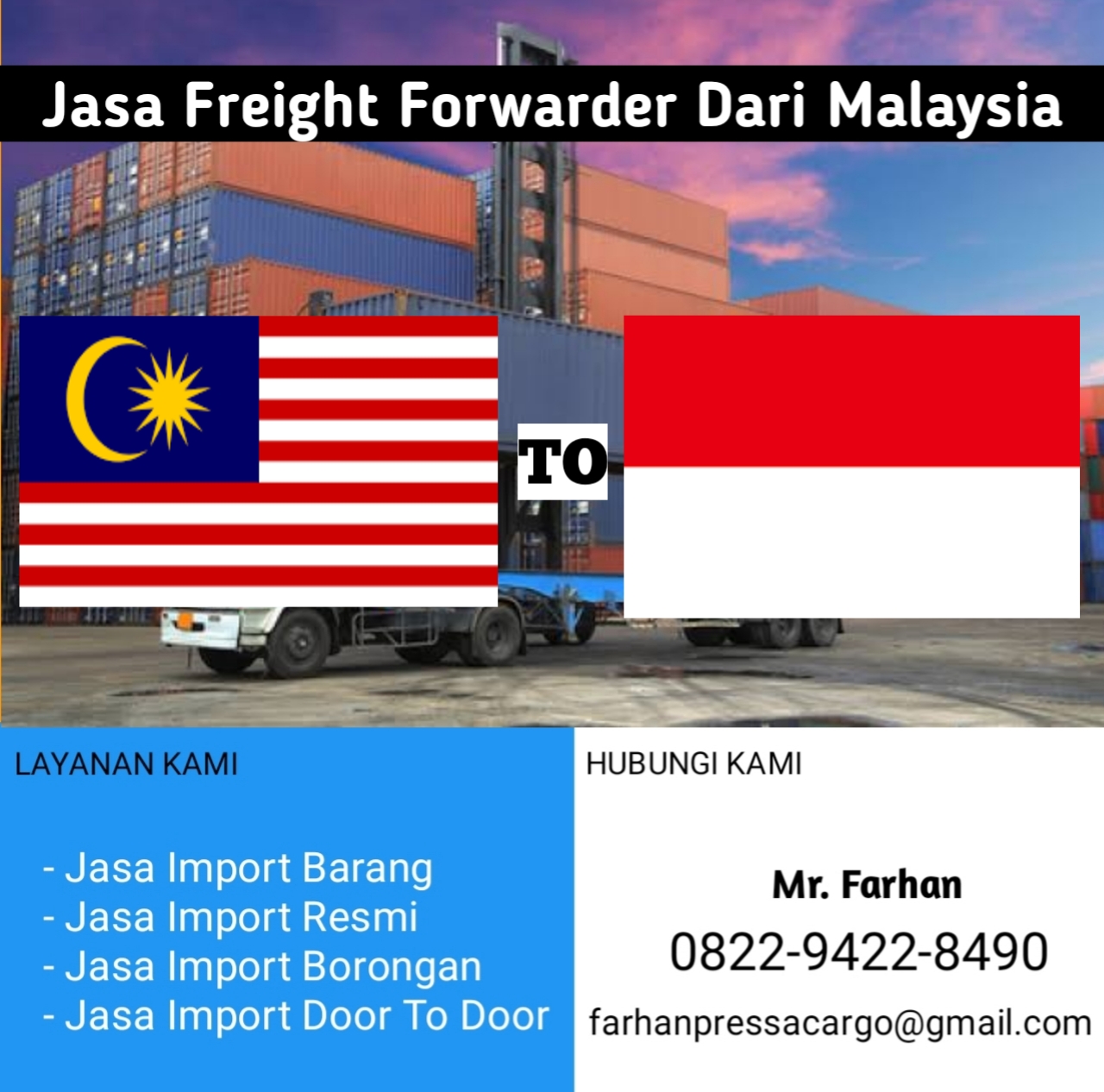 Jasa Impor Resmi - Forwarder Import Barang Resmi 