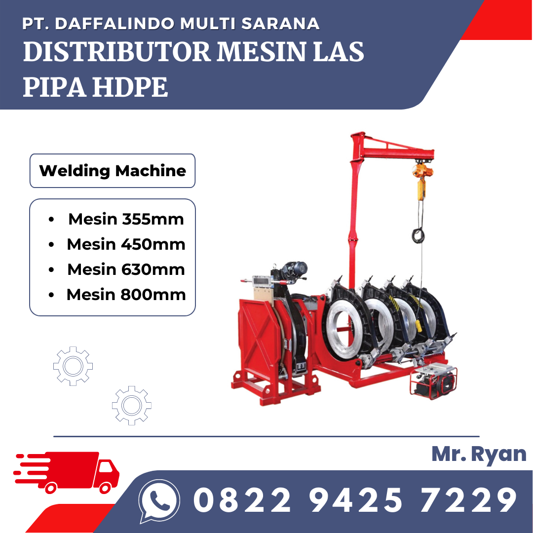 Mesin Sambung Pipa Hdpe 160mm - Bisa Sambung Pipa 2 Inch Sampai 6 Inch