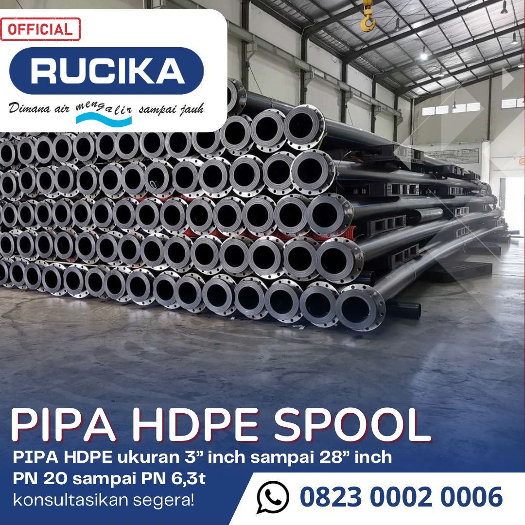 Pipa Hdpe Spool ukuran 6 inch All ssssss Hdpe