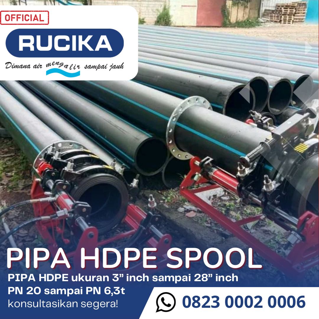 Pipa Hdpe Spool ukuran 10 inch All ssssss Hdpe