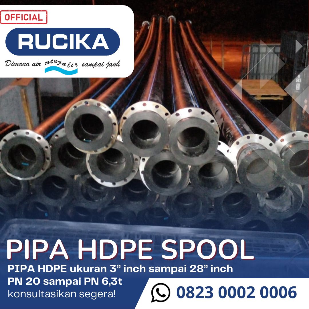 Pipa Hdpe Spool ukuran 24 inch All ssssss Hdpe