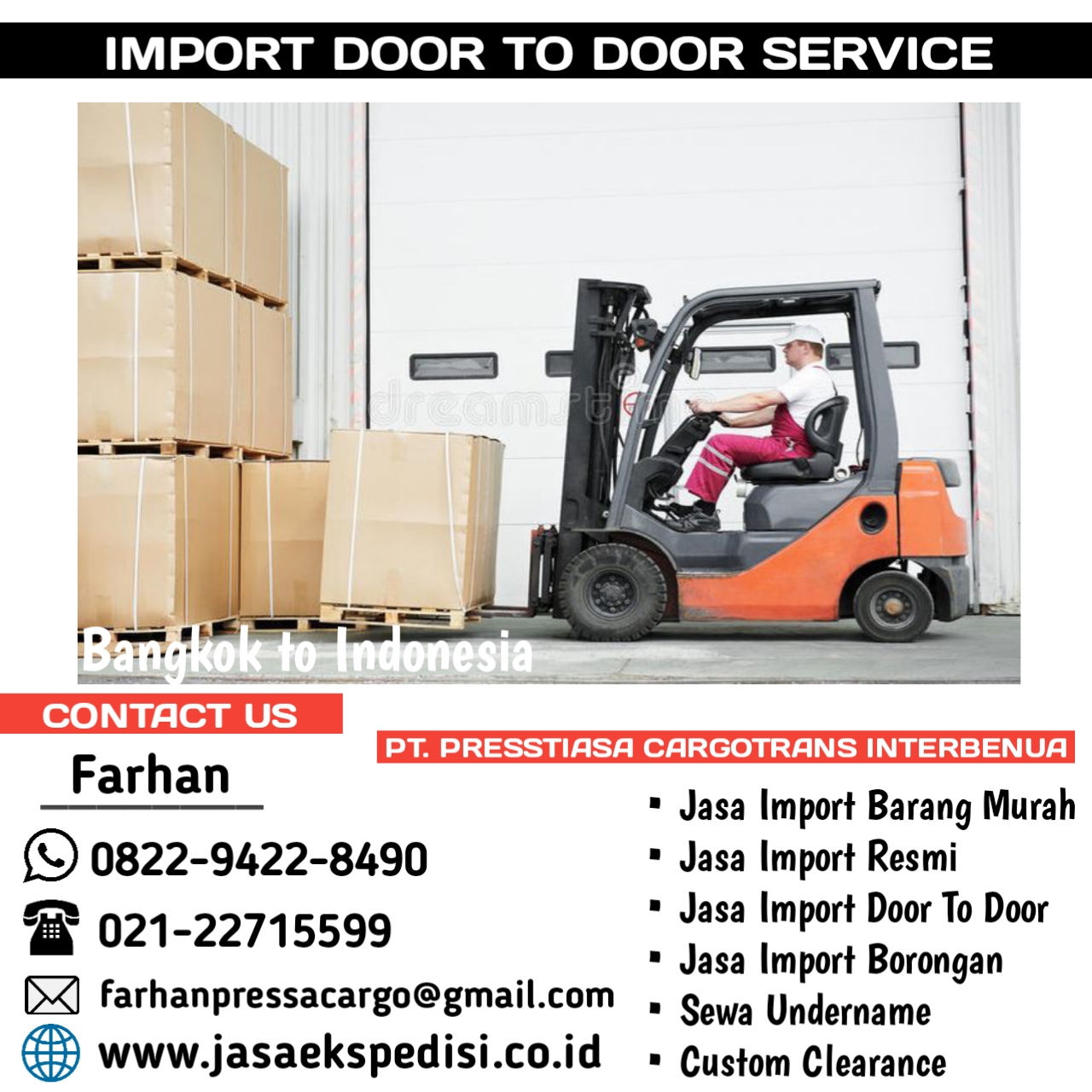 Jasa Import Mesin Pabrik Asia Dan Eropa | 082294228490
