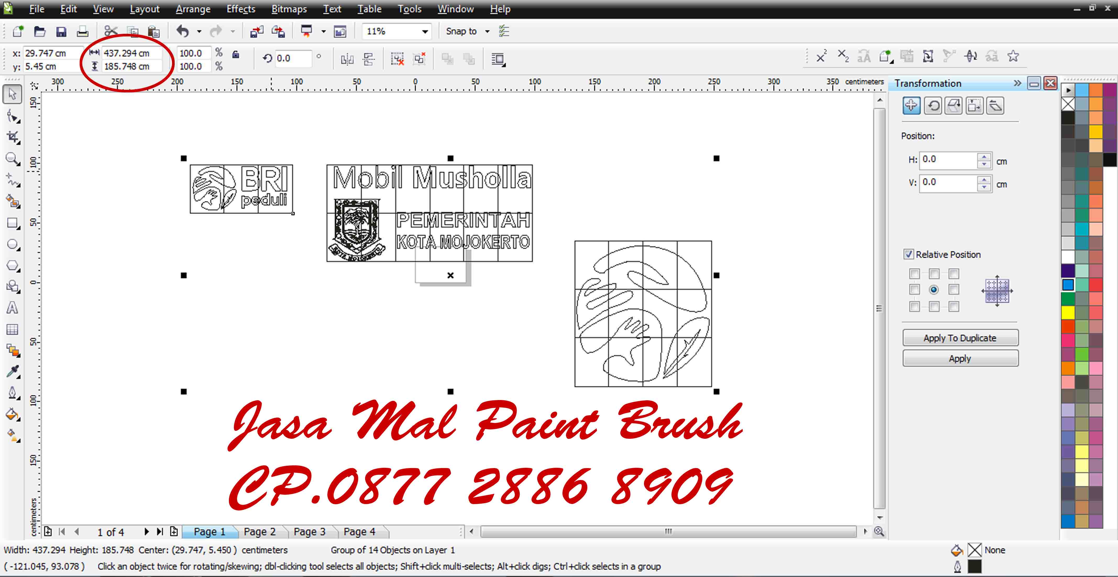 Jasa Print Hitam dan Berwarna A4, Folio dan A3