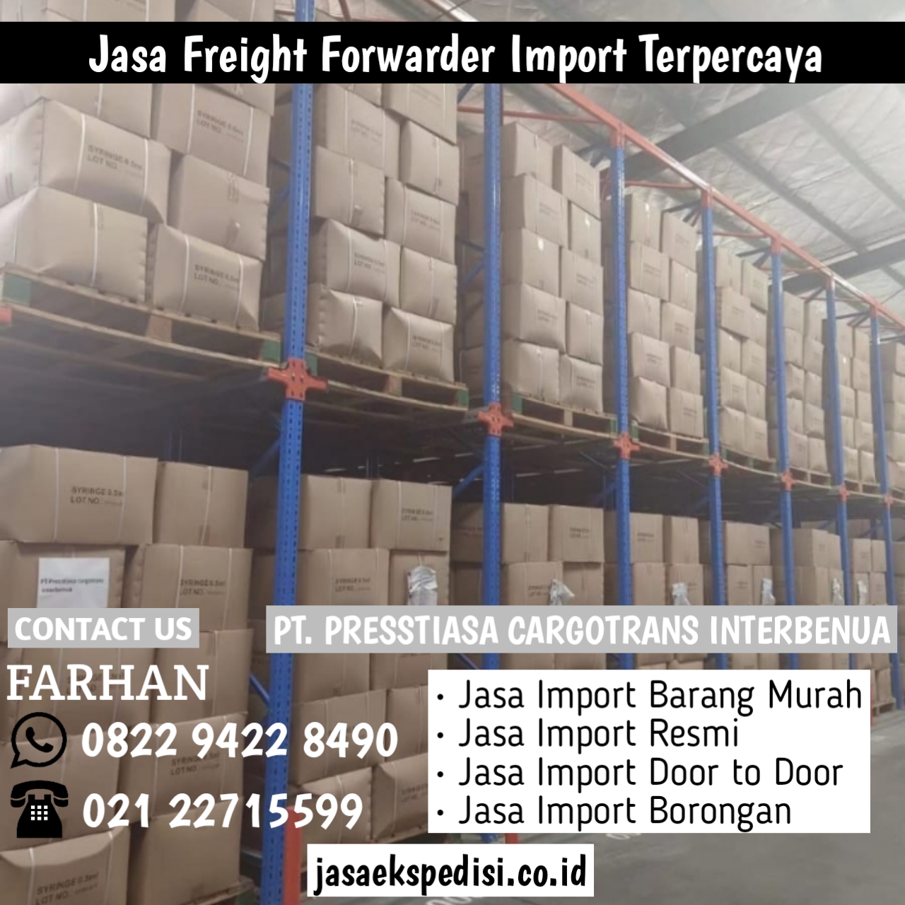 Jasa Import Shanghai Ke Indonesia | Pressa Cargo