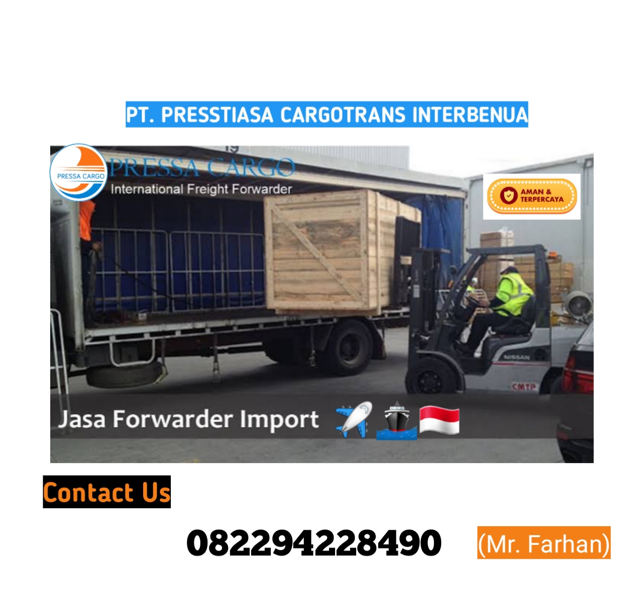 Jasa Forwarder Murah - Harga Terbaru - Pressa Cargo