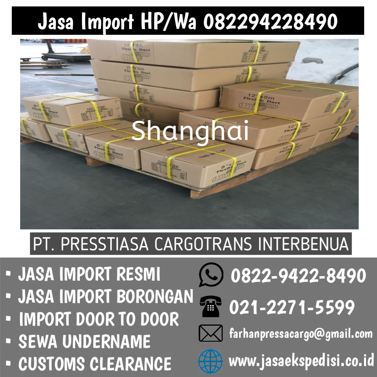 Jasa Cargo Door To Door di Jakarta Indonesia Terpercaya Pressa Cargo