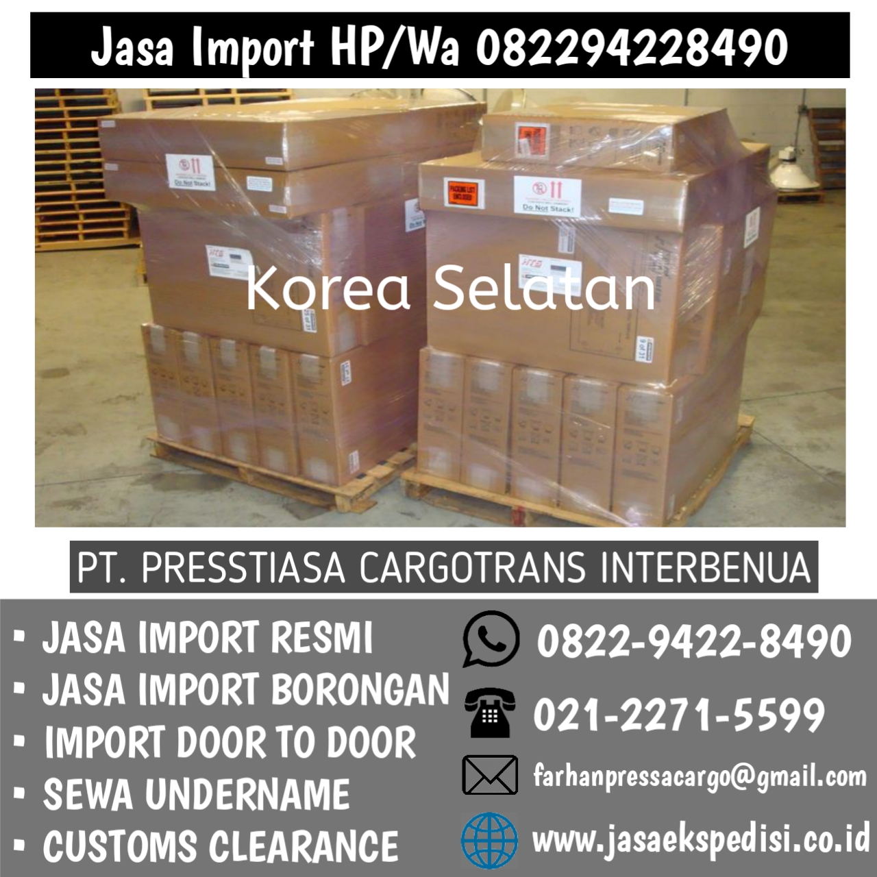 Jasa Ekspedisi Import Borongan Aman Terpercaya - Pressa Cargo