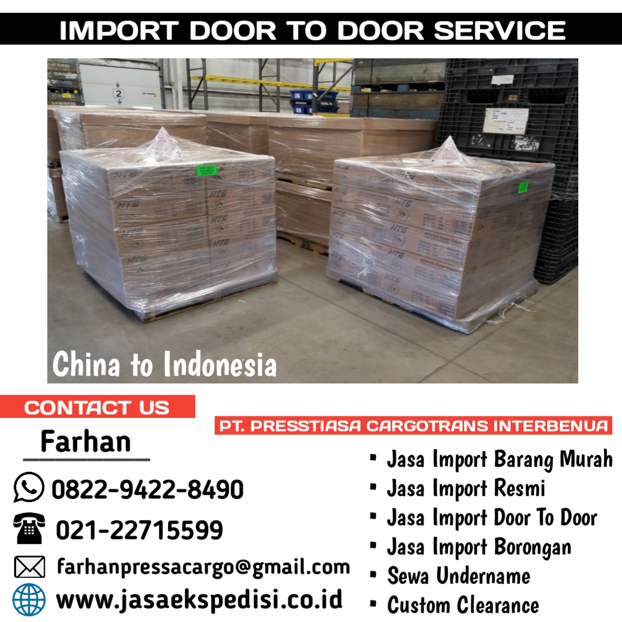 Jasa Forwarder Dari Italia - Jasa Import Barang Dari Italia - Jasa Import Italia Terpercaya