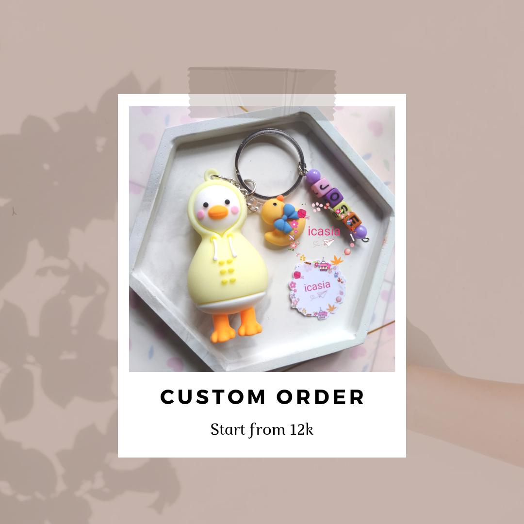 Custom Nama Gantungan Kunci