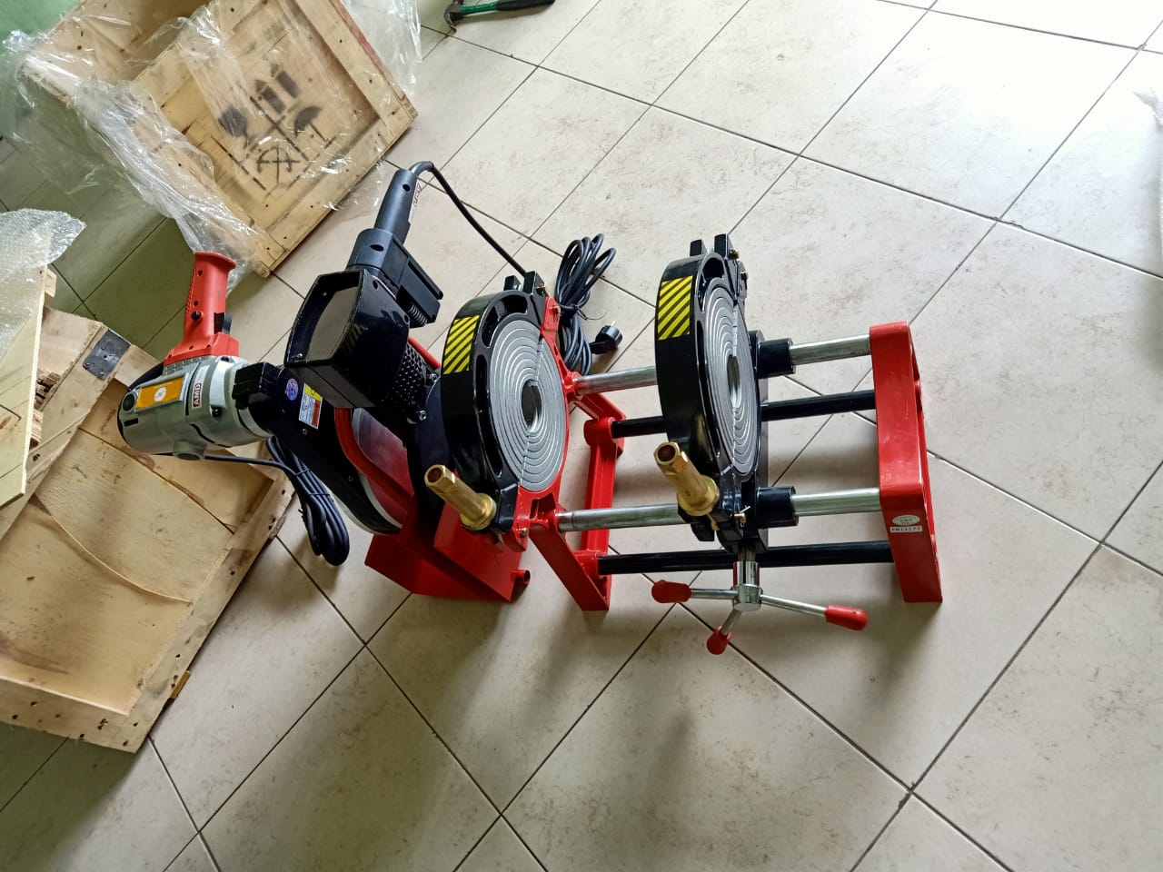 Mesin Las Pipa HDPE SHDS 160mm Manual 2 Clamp