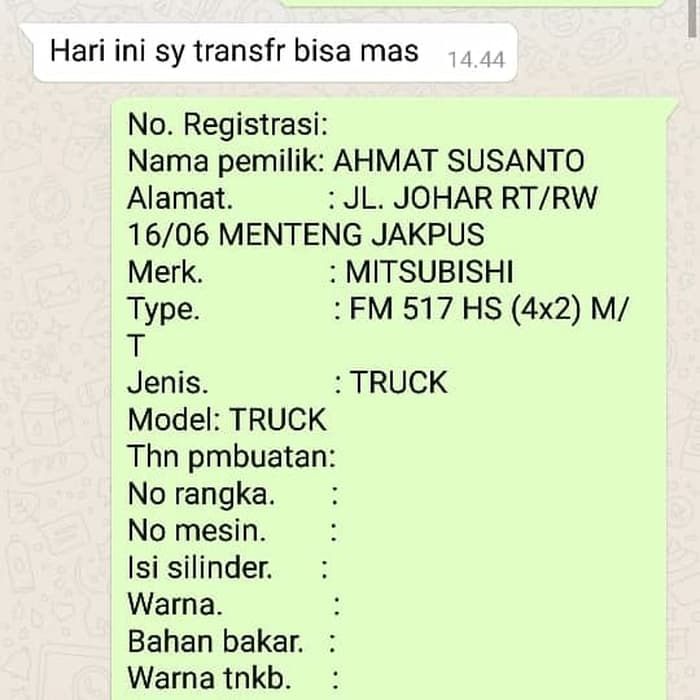 JASA PEMBUATAN STNK DAN BPKB ONLINE(AMAN DAN TERPERCAYA)
