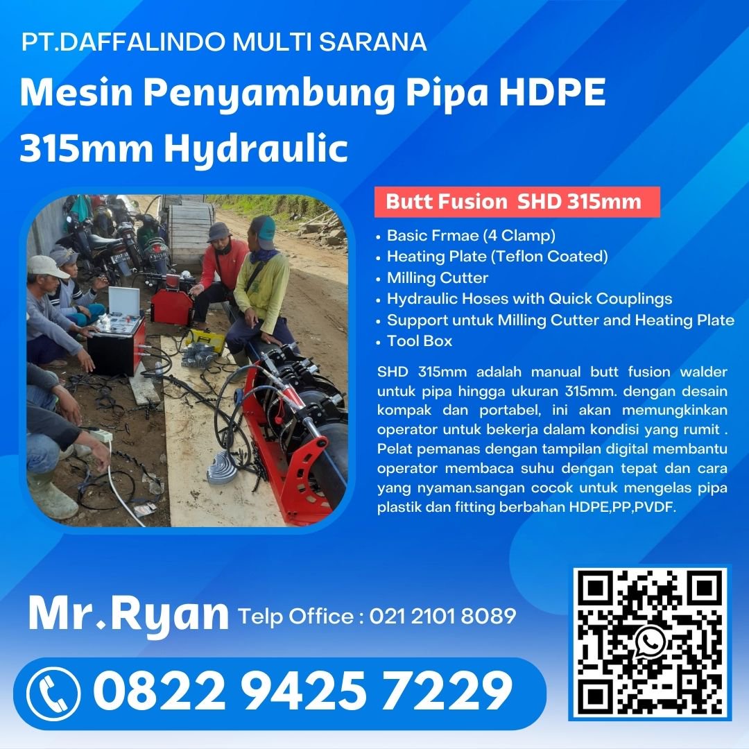 Alat Las Hdpe - Mesin Penyambung Pipa Hdpe