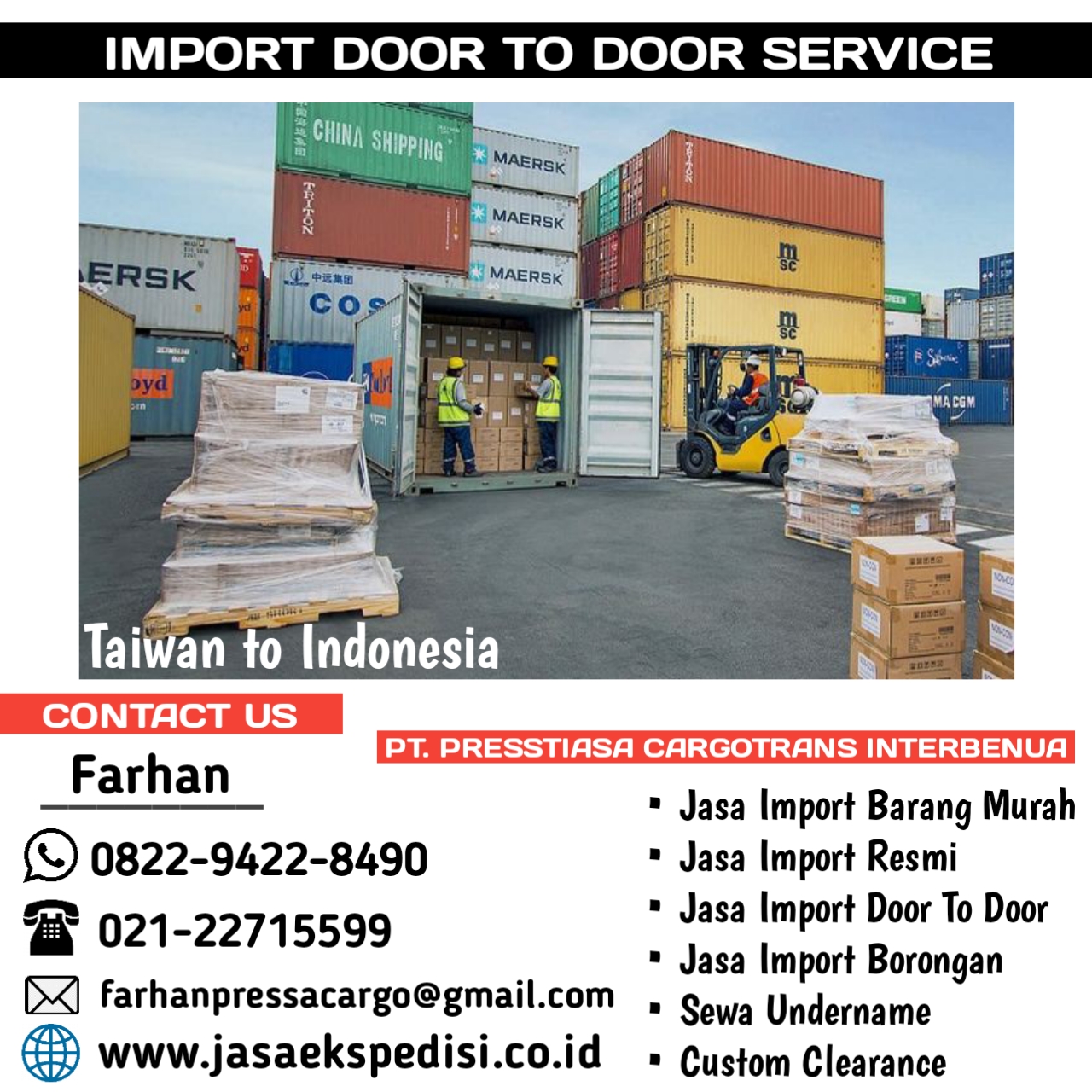 Jasa Impor Alat Rumah - Jasa Impor Borongan All In
