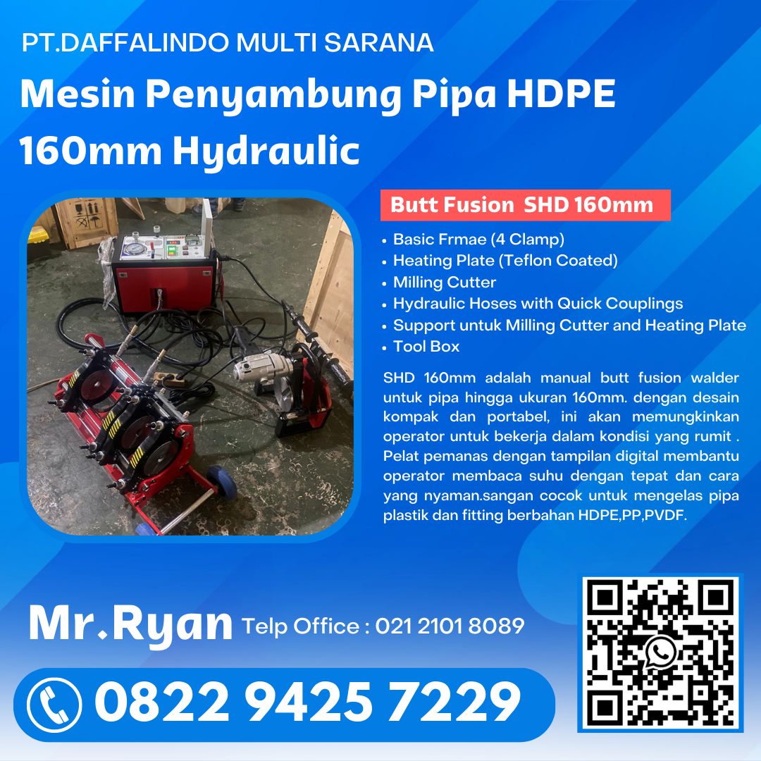 Mesin Las Hdpe - Garansi 1 Tahun