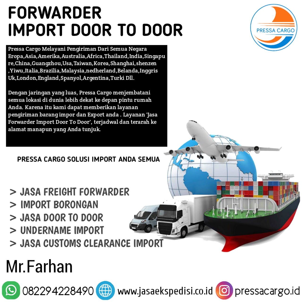 Forwarder dari China - Jasa Import Door To Door